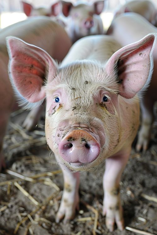 猪养殖牲畜养殖图片 摄影图 下载至来源处